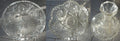 Lot of 3 American Brilliant Cut Glass ABP Decanter & 2 Bowls Circa 1900