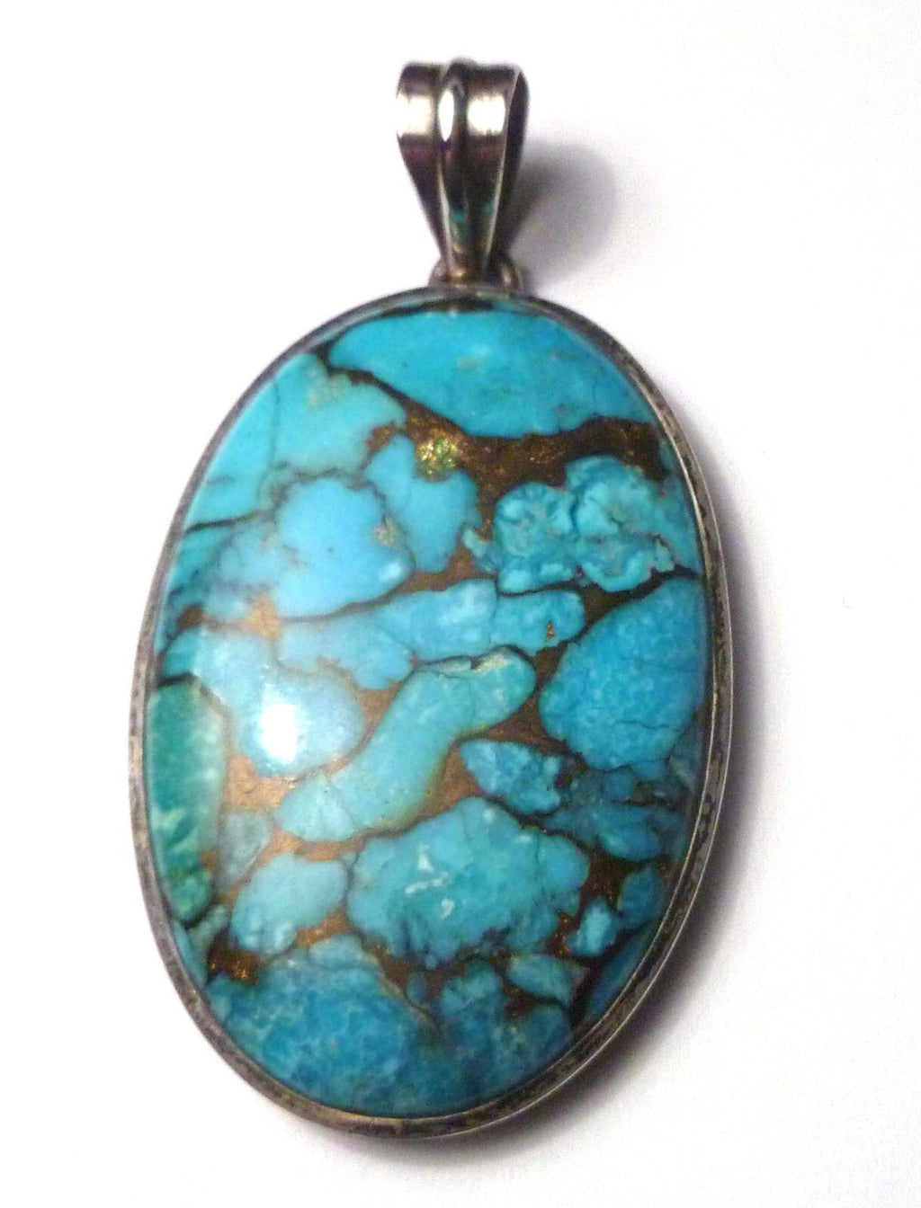 Minimalist Turquoise, topaz peal 925 SS Silver Pendant