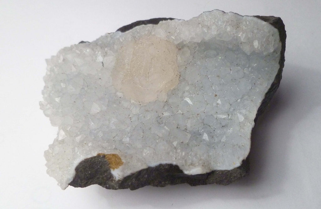 Calcite Crystals with Selenite Crystal Geode