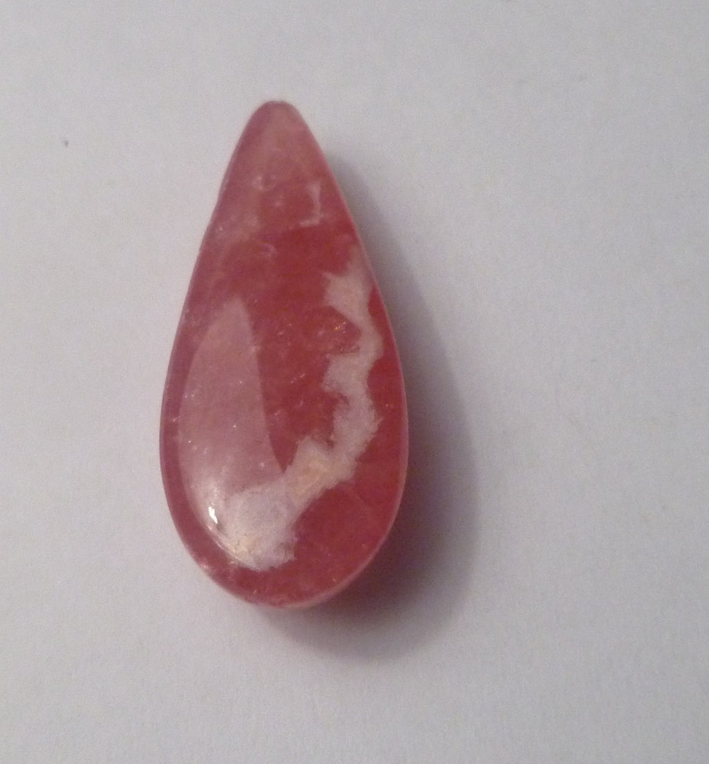 Natural Pink Rhodochrosite Teardrop Loose Gemstone For Jewelry 24.20Cts