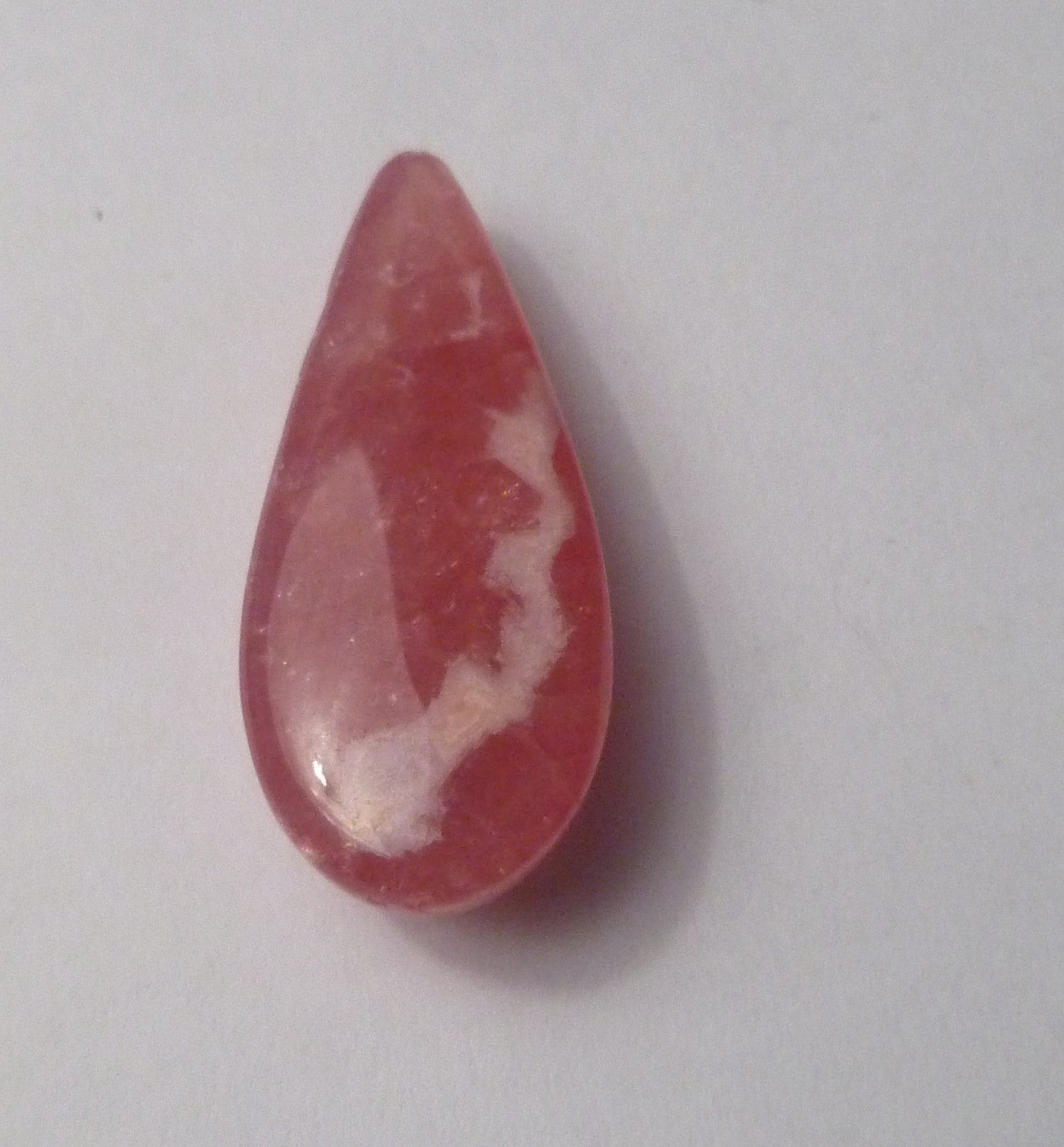 Natural Pink Rhodochrosite Teardrop Loose Gemstone For Jewelry 24.20Cts