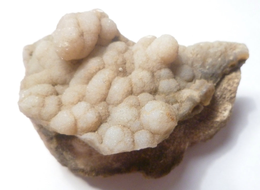 Blue-Green Chrysocolla in Botryoidal Chalcedony Cabinet Specimen