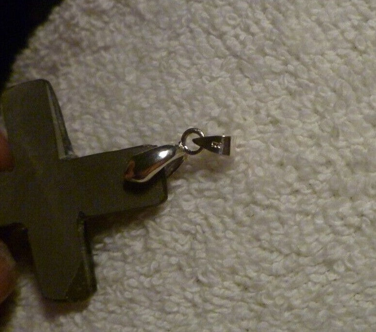 FireLyte© NEW! 925 Sterling Silver Cross Pendant