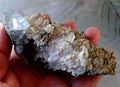 Blue Fluorite, Artichoke Quartz Crystal Formation With Pyrite Crystals