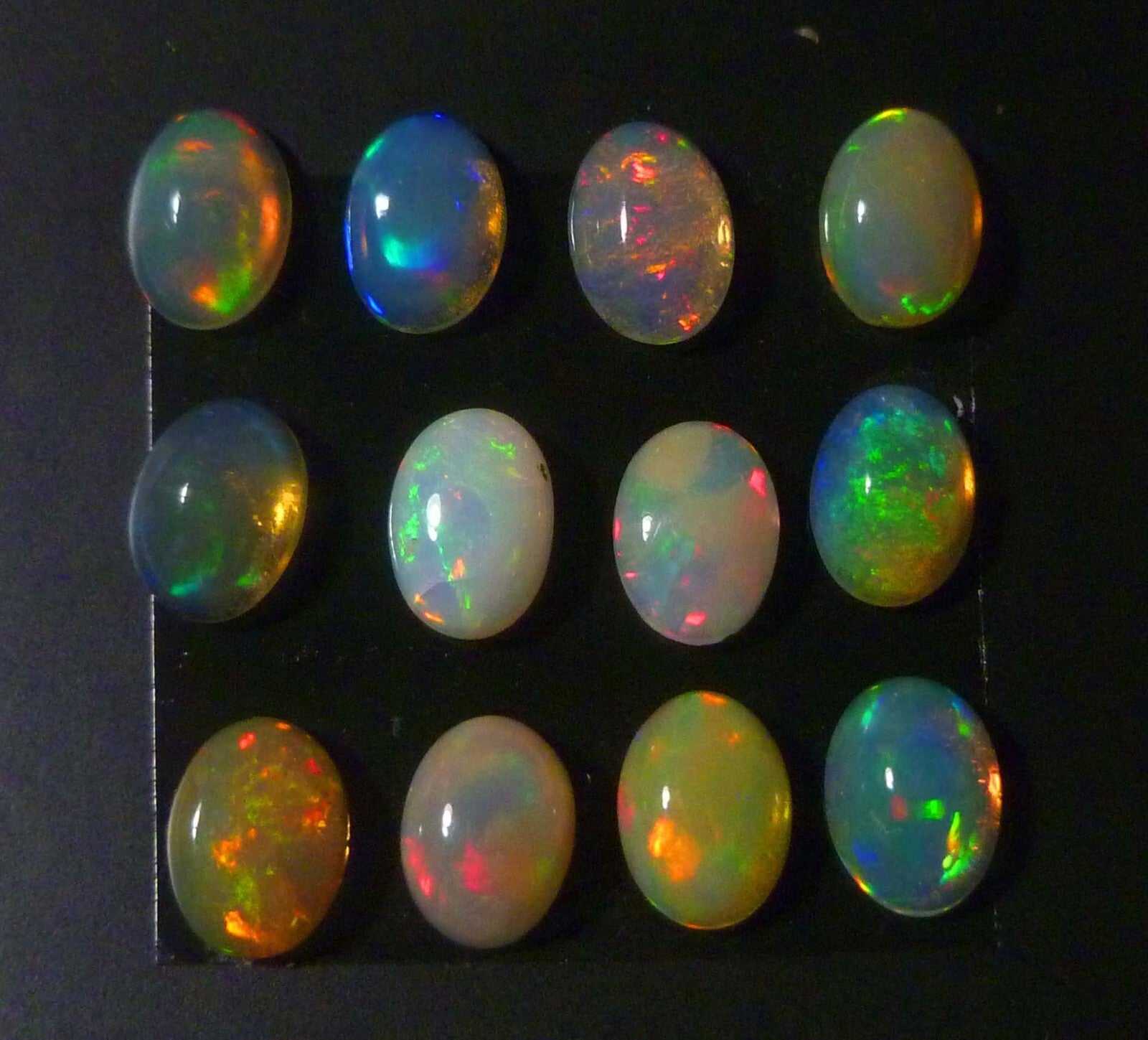 Ethiopian Solid Opals 7x5mm Loose Gemstone Sold Separately US SELLER