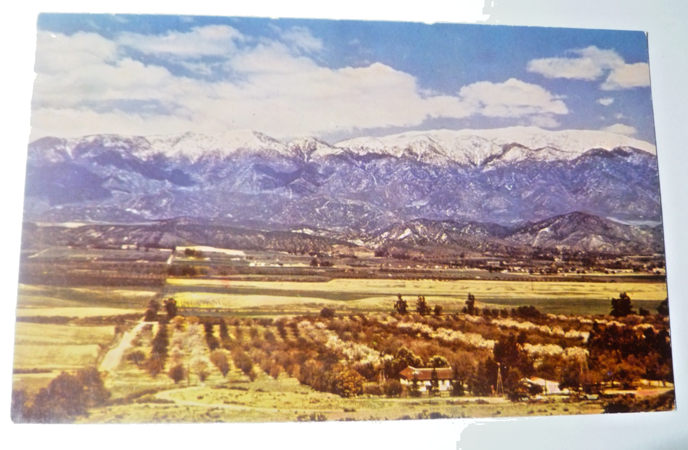 Postcard Crestline San Bernardino Mountains California USA 1961