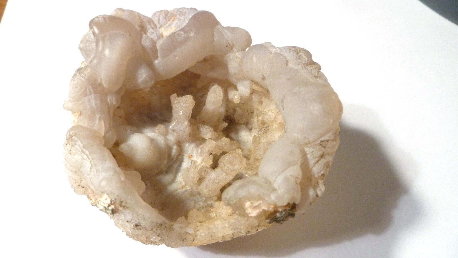 SNOWBALL TRANCAS GEODE NATURAL DRUZY MEXICO AMAZING SPECIMEN!