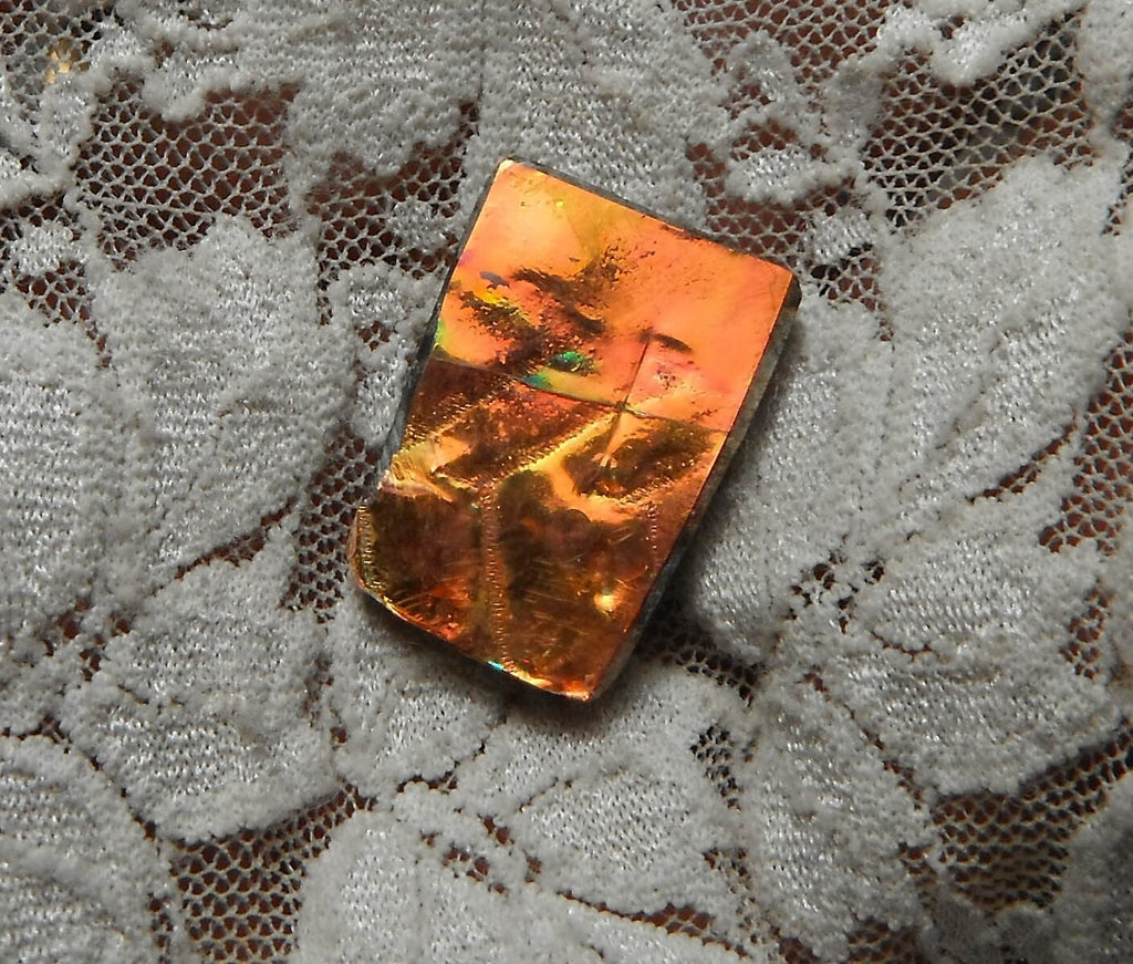17cts AMMOLITE Color Change GEM! Gemstone Amazing! 25x17mm