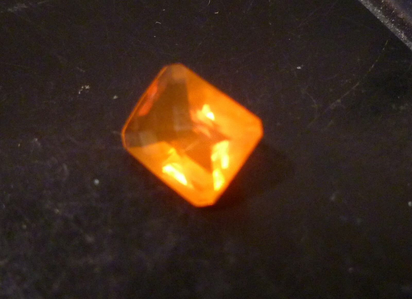 10x8mm Firey Sunset Fanta Opal Gemstone Cushion Cut Ethiopian Ethiopia 2.31 cts