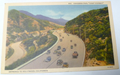 c1940s Southern California Postcard Cahuenga Pass Coast Highway
