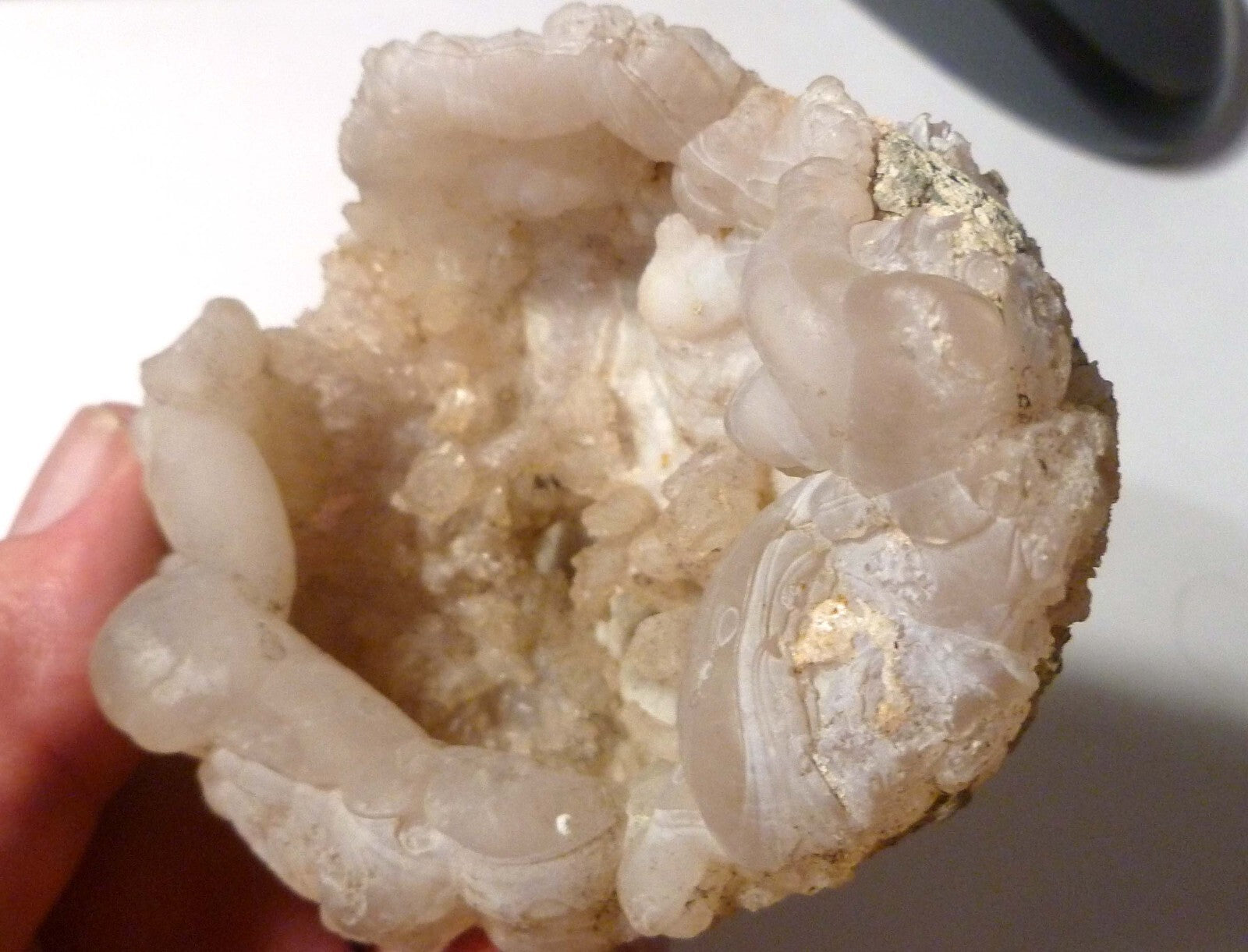 SNOWBALL TRANCAS GEODE NATURAL DRUZY MEXICO AMAZING SPECIMEN!