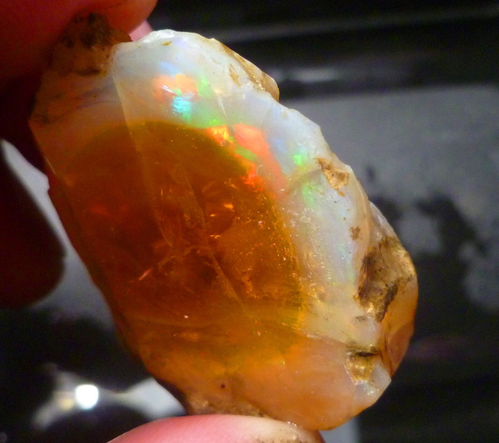 CRYSTAL OPAL NUGGET Ethiopian Precious Welo Opal  FLASH 90cts