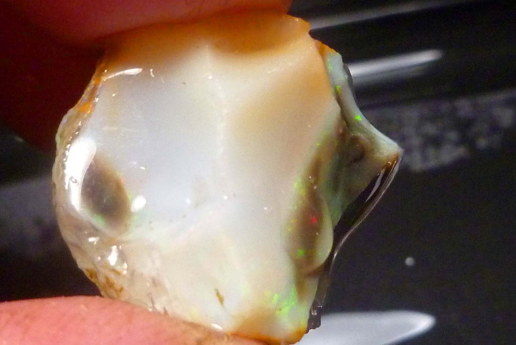 Virgin Valley Black Precious Opal Petrified Wood Nevada 41.2cts!