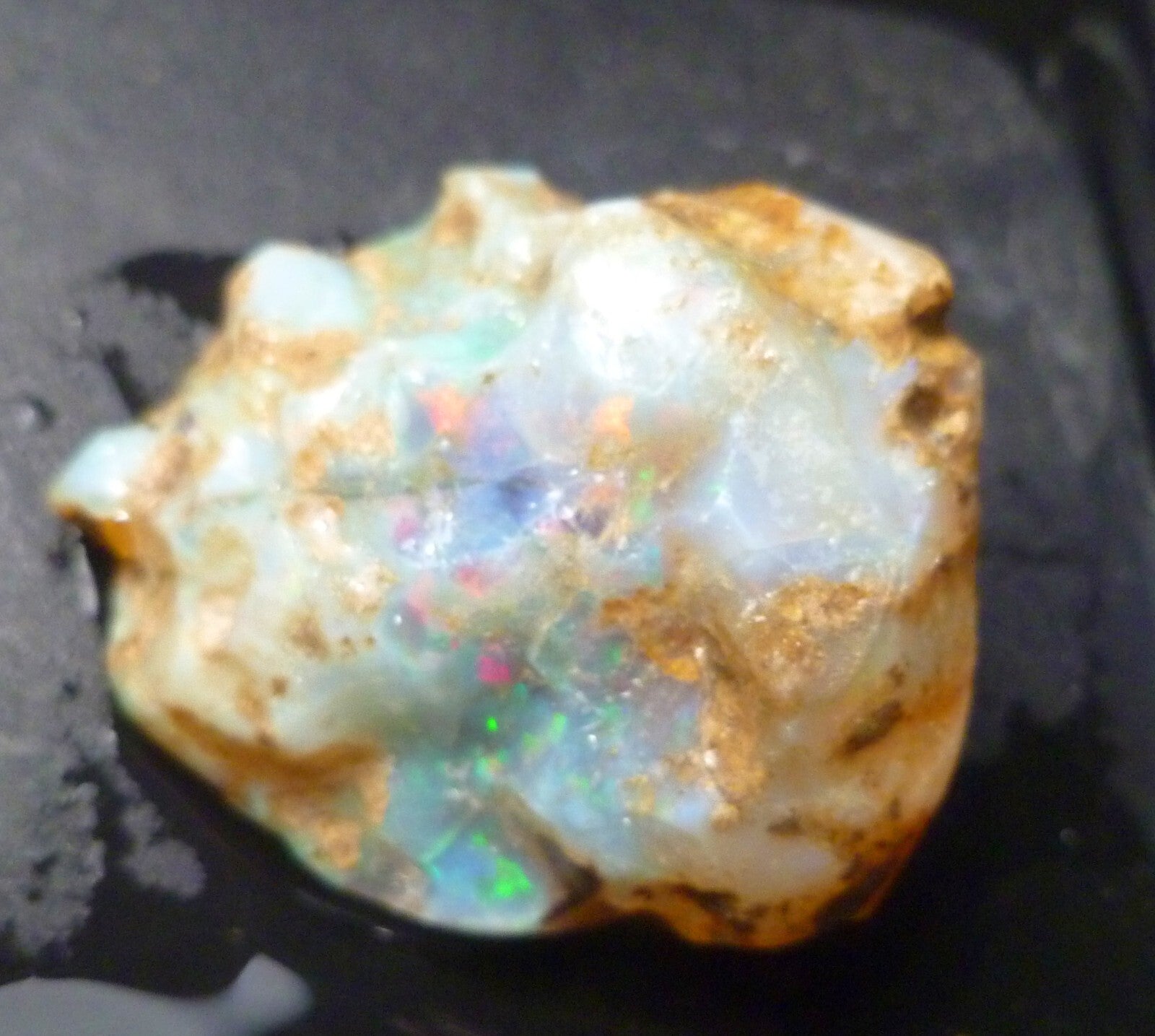 CRYSTAL OPAL NUGGET Ethiopian Precious Welo Opal  FLASH 90cts