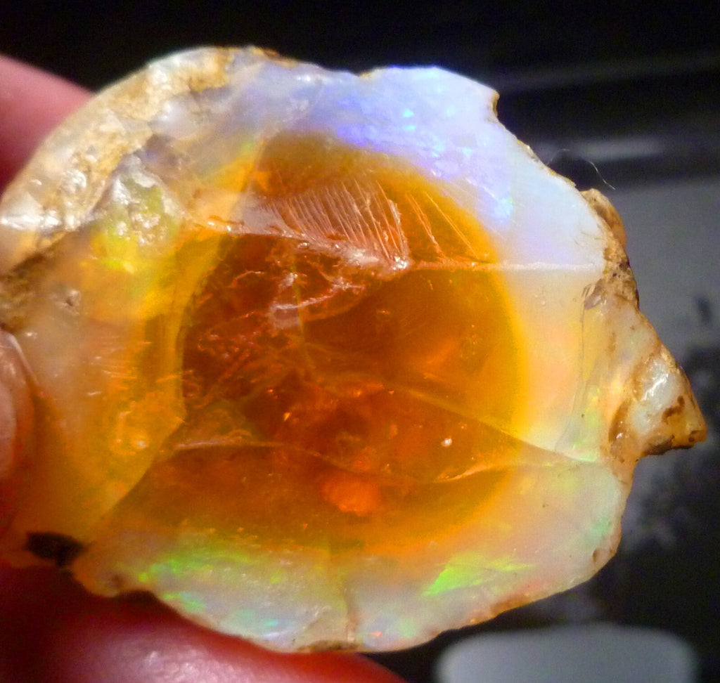 CRYSTAL OPAL NUGGET Ethiopian Precious Welo Opal  FLASH 90cts