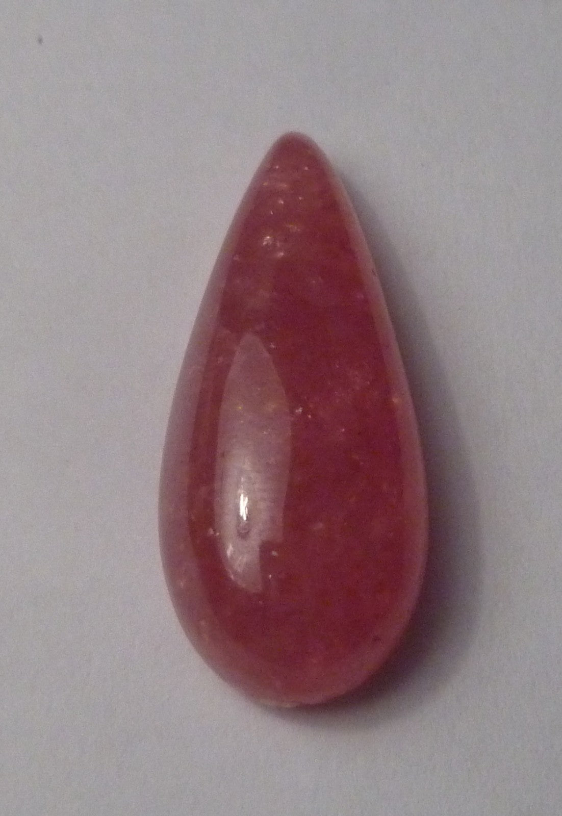 Natural Pink Rhodochrosite Teardrop Loose Gemstone For Jewelry 24.20Cts