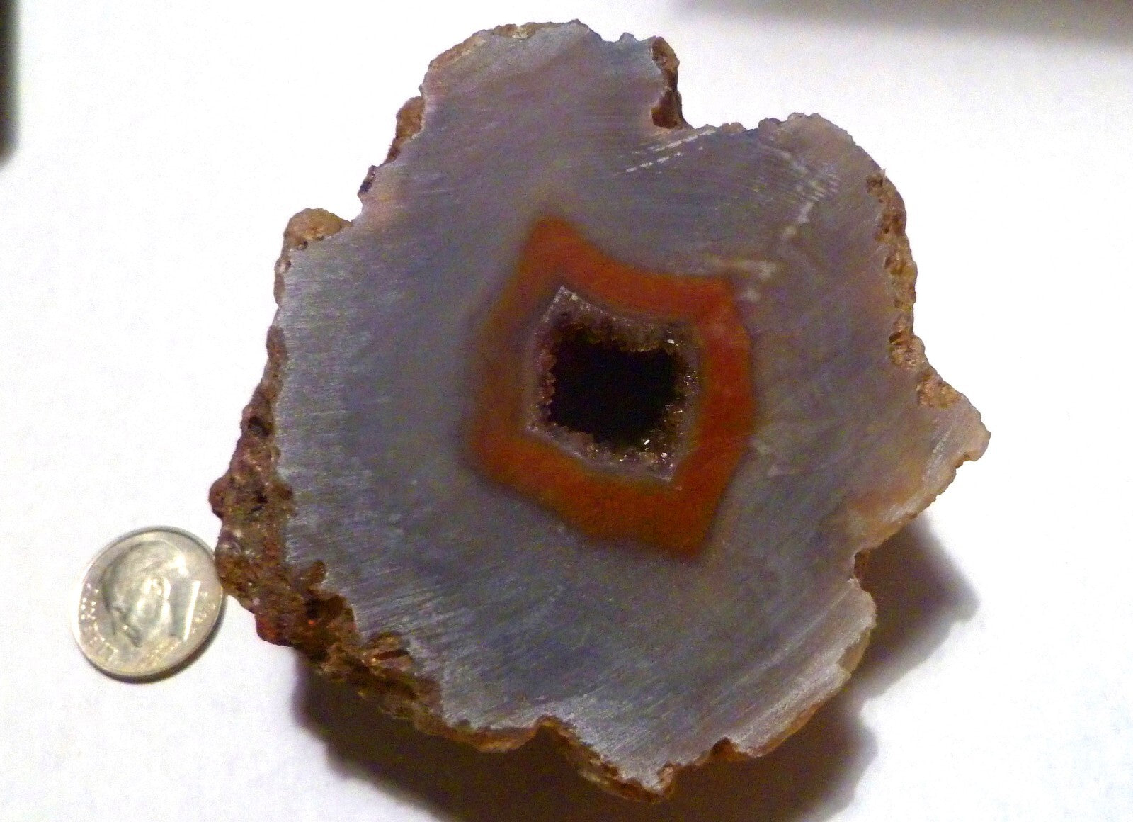 Large Half Malawi Agate Half Nodule Malawi 224 grams