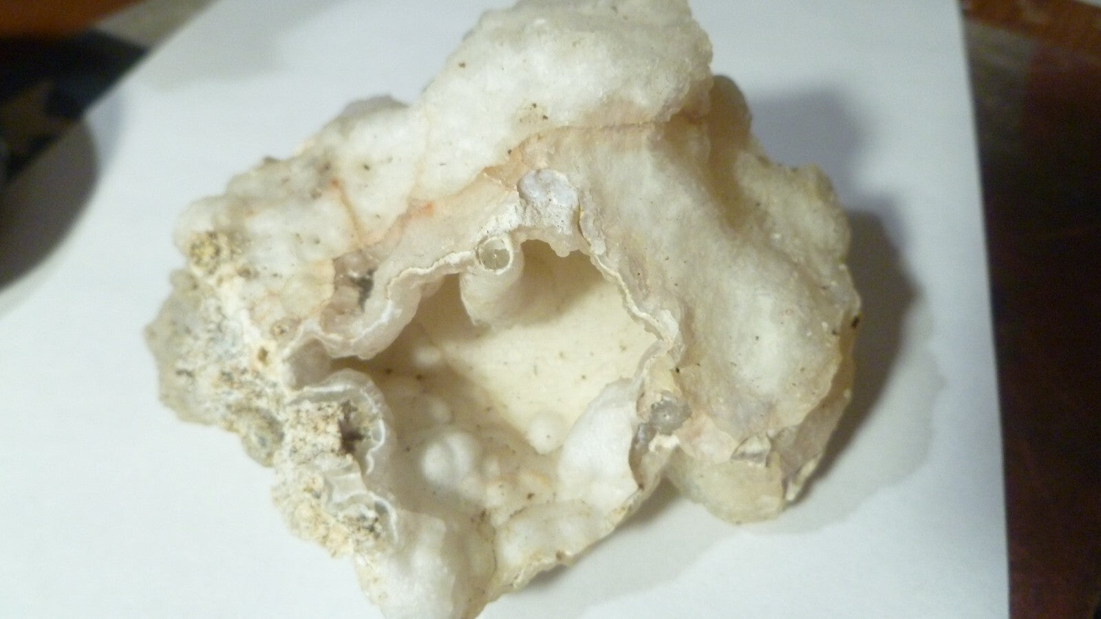 Calcite Geode Mexico Worm Tube in a "Cave" AWESOME