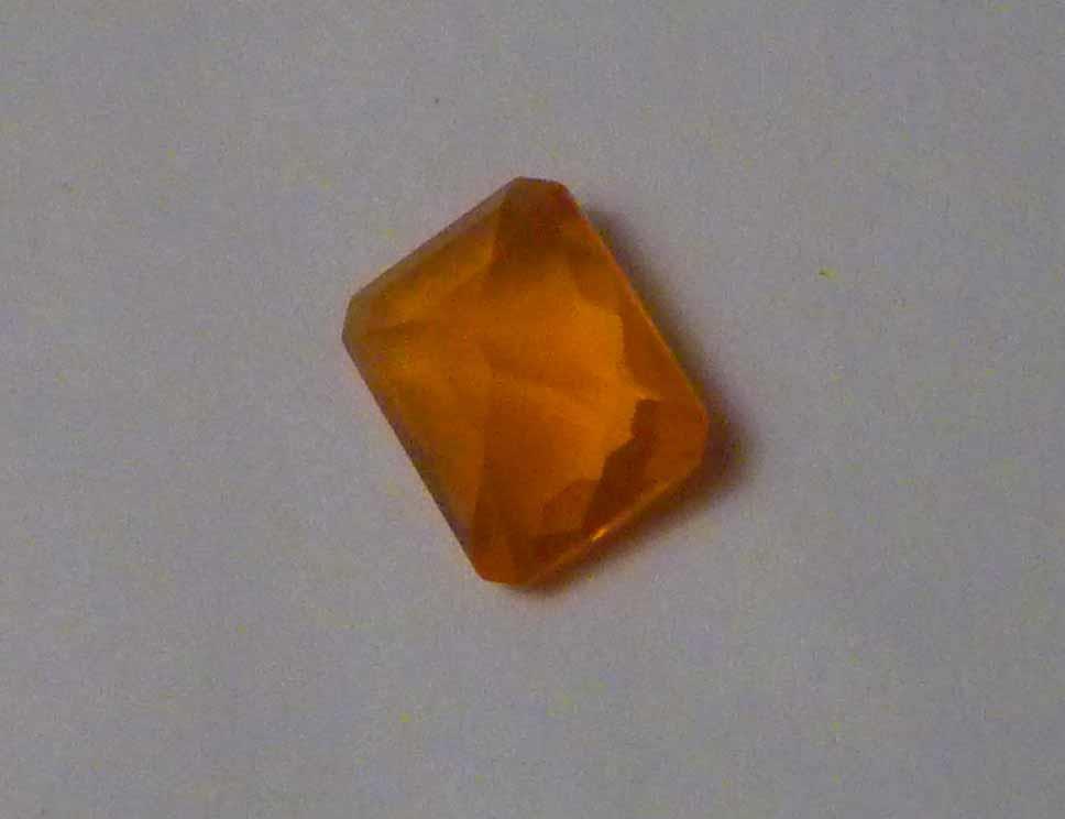 10x8mm Firey Sunset Fanta Opal Gemstone Emerald Cut Ethiopian Ethiopia 2.31 cts