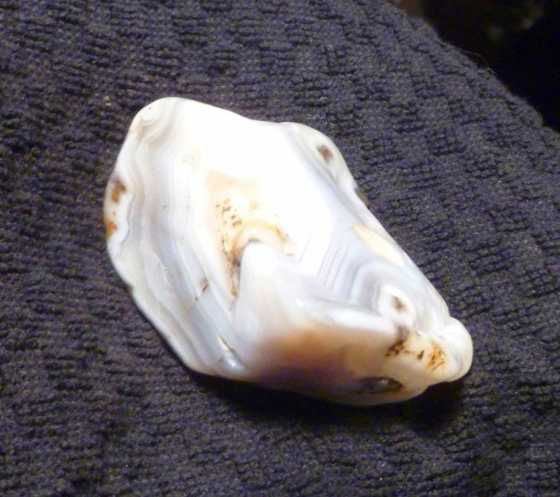 3" Super! White Banded Agate 6oz
