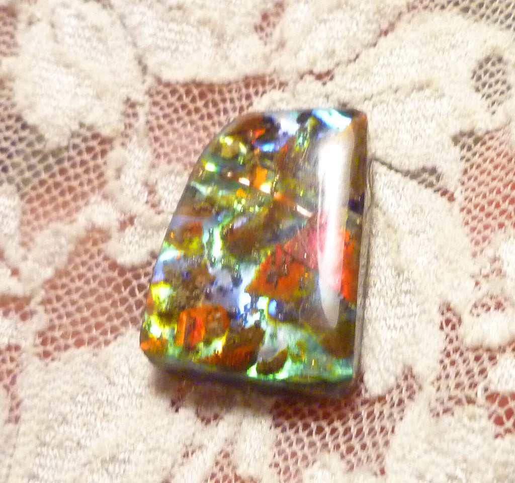 FireLyte© NEW! Iridescent Multi Color Gemstone 23x18mm