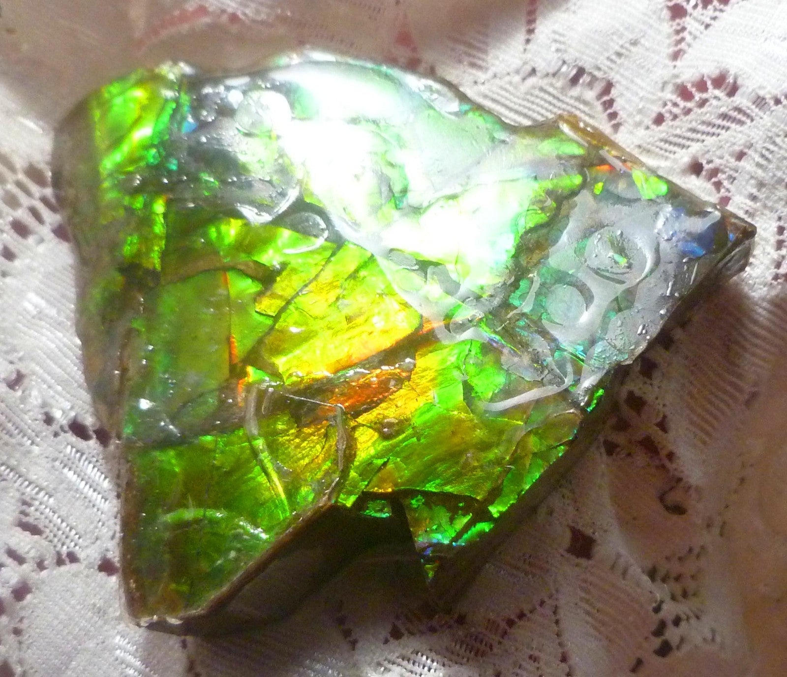 73x58mm AMMOLITE 5 Colors gemstone Canada Ammonite