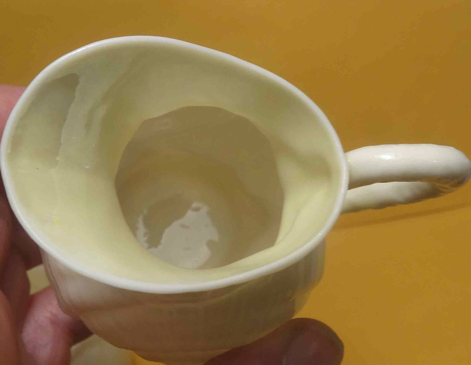 CUTE! BELLEEK Snail Pattern Creamer Sugar Mark 1955 - 65 IRELAND Fermanagh
