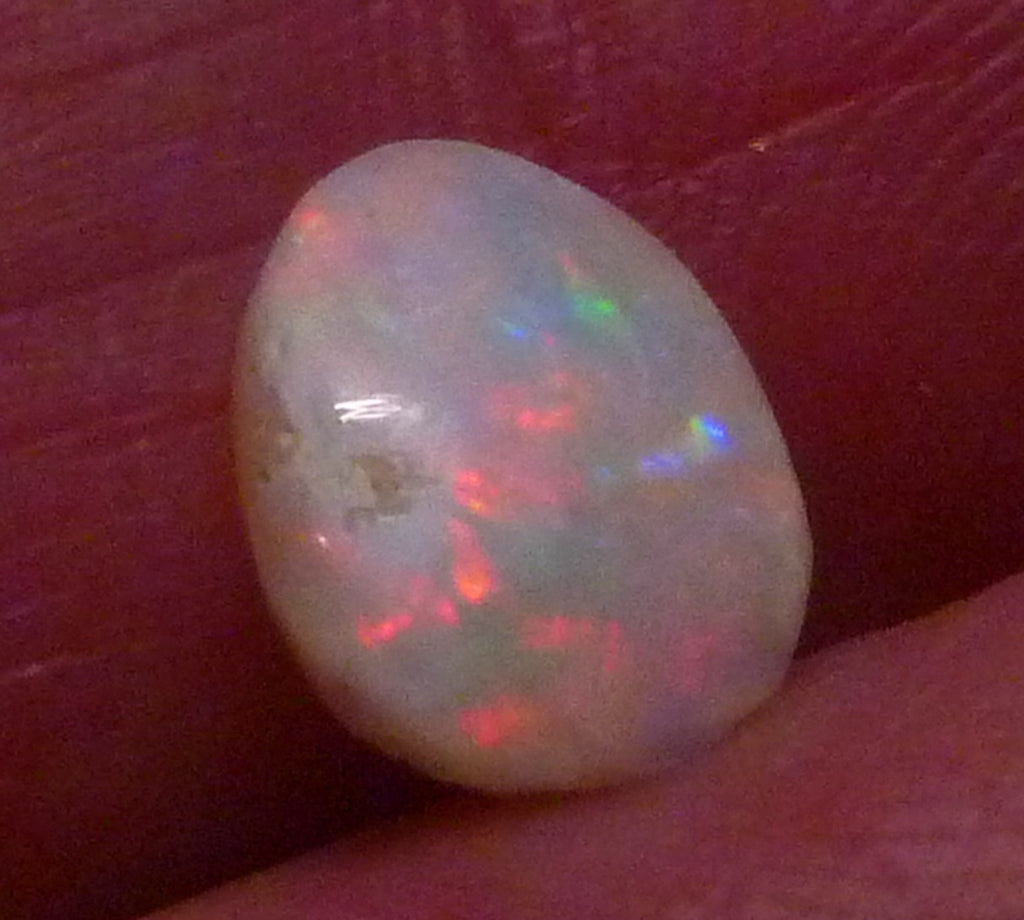 .80ct 7.2x6x2mm Solid Australian Opal Cabochon Loose Gemstone
