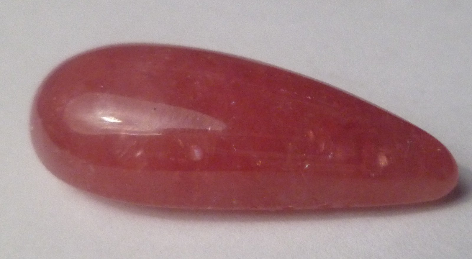 Natural Pink Rhodochrosite Teardrop Loose Gemstone For Jewelry 24.20Cts