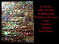 Paua Shell INLAY OVERLAY Luthier Scrapbooking Die Cut Crafts Lures Metal Working