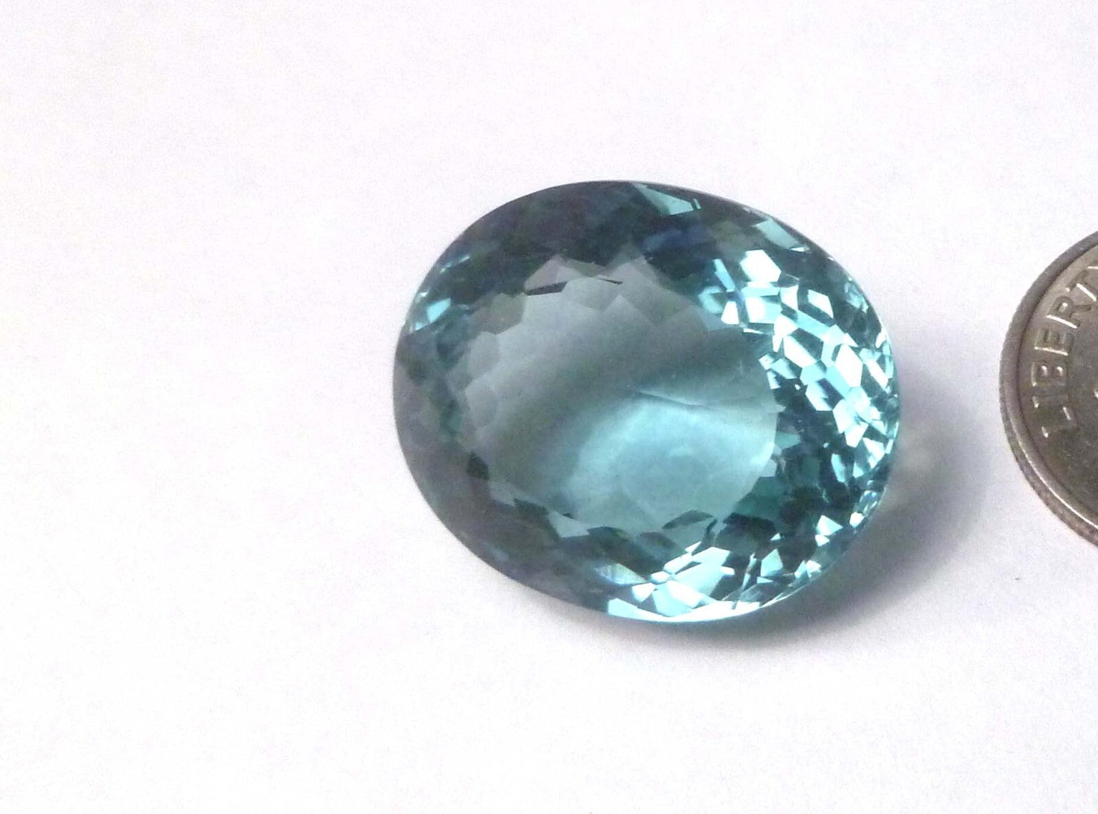 23.3cts Stunning Blue Quartz Gemstone 20x17mm
