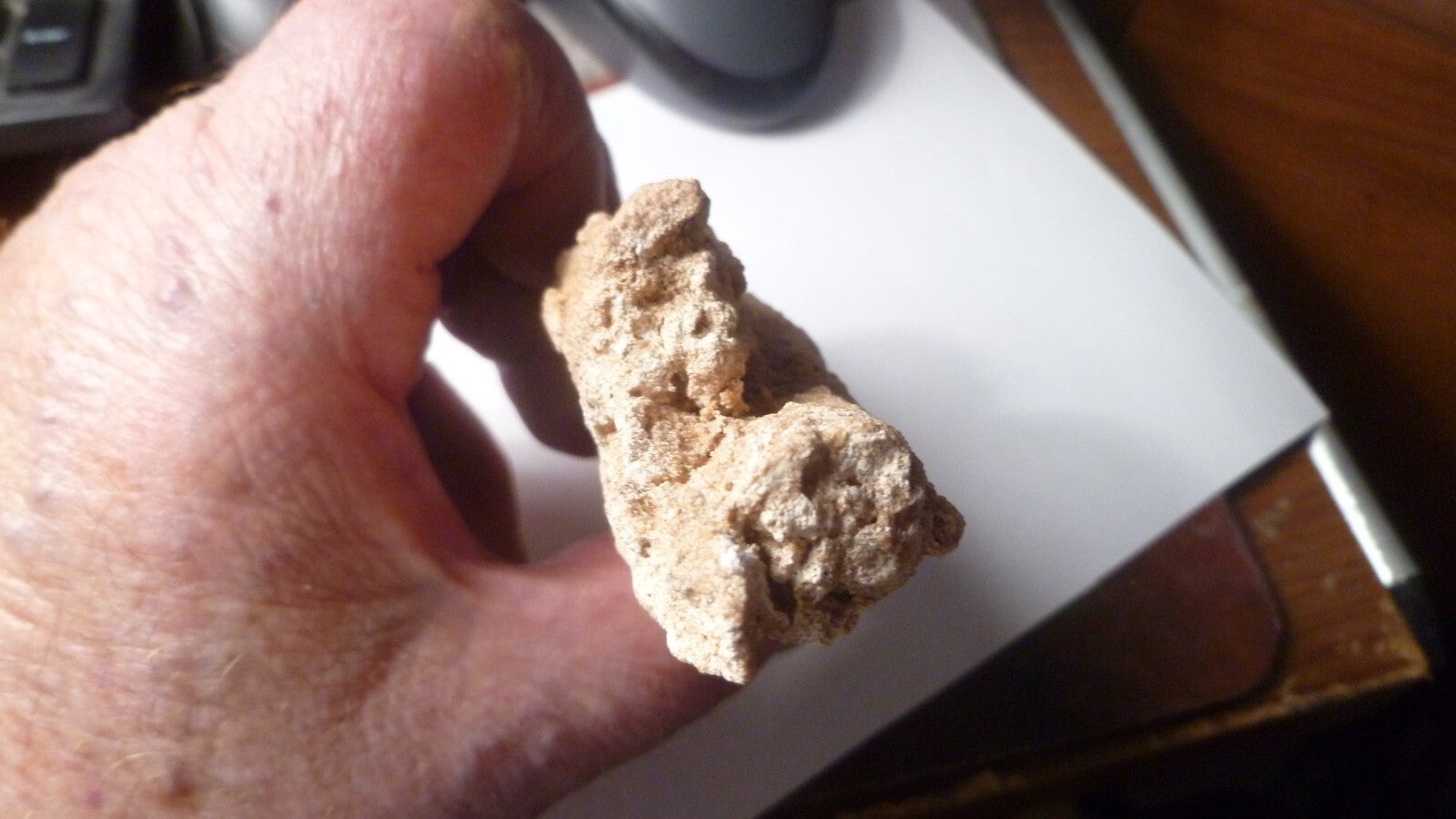 6" Fulgurite lightning fused sand Sahara Fossil Lightning