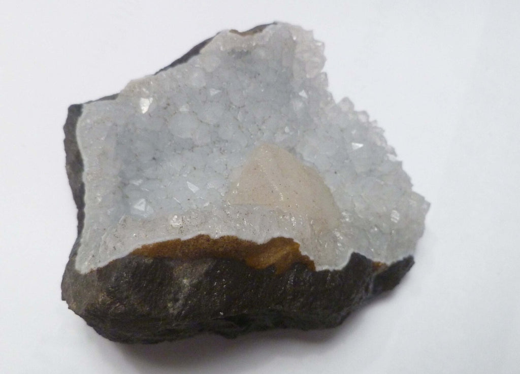Calcite Crystals with Selenite Crystal Geode