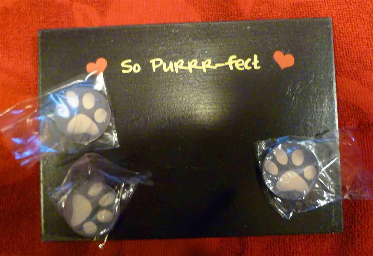 Magnet CAT Paws Frame! So Purrr-fect PHOTO FRAME STAND or Wall Picture Frame