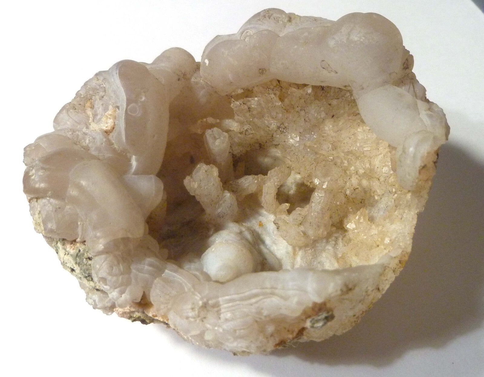 SNOWBALL TRANCAS GEODE NATURAL DRUZY MEXICO AMAZING SPECIMEN!