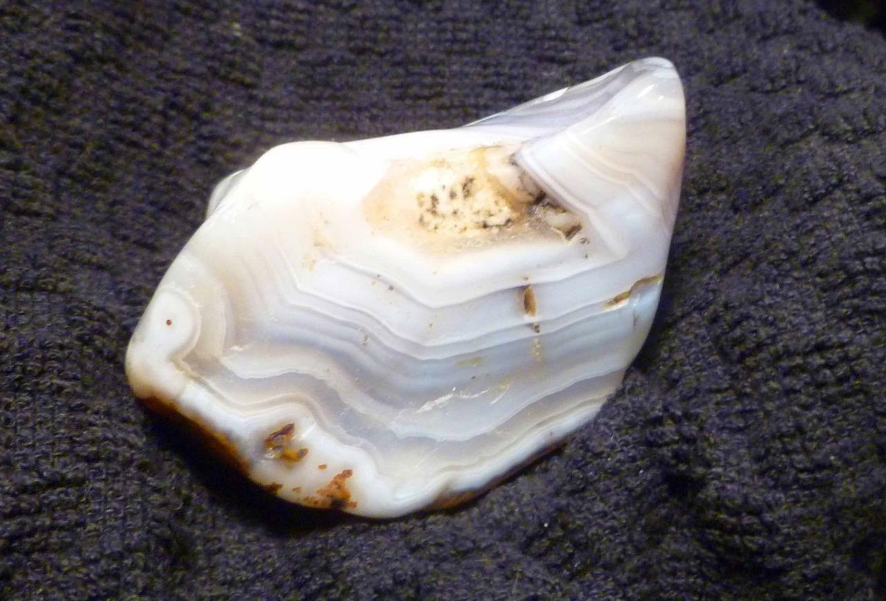 3" Super! White Banded Agate 6oz