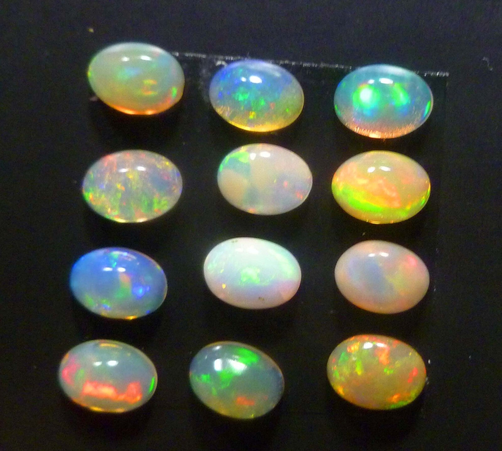 Ethiopian Solid Opals 7x5mm Loose Gemstone Sold Separately US SELLER
