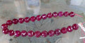 Lot 25 FACETED (strand) Awesome Faceted Dyed Magenta Agate 16mm Beads