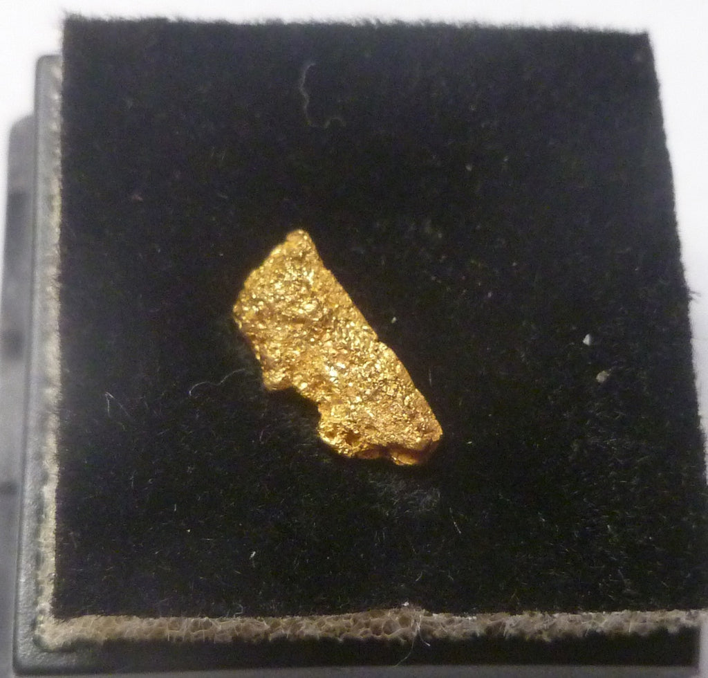 BC Canada Gold Nugget .456 grams Crystal Gold specimen