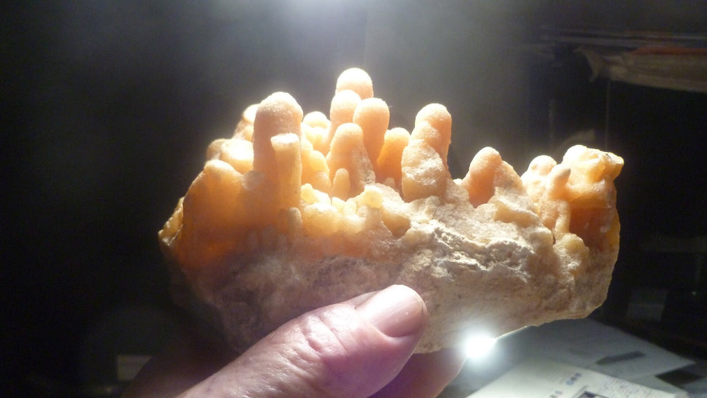 5.75" Drusy Calcite Stalagmite Formation Just beautiful OLD STOCK