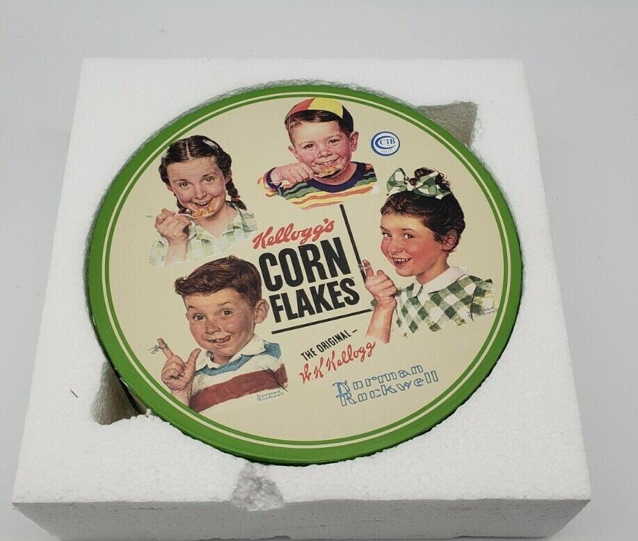Kelloggs Corn Flakes Norman Rockwell Mug Bowls & Plates Set 8 pcs TOTAL 2013 New