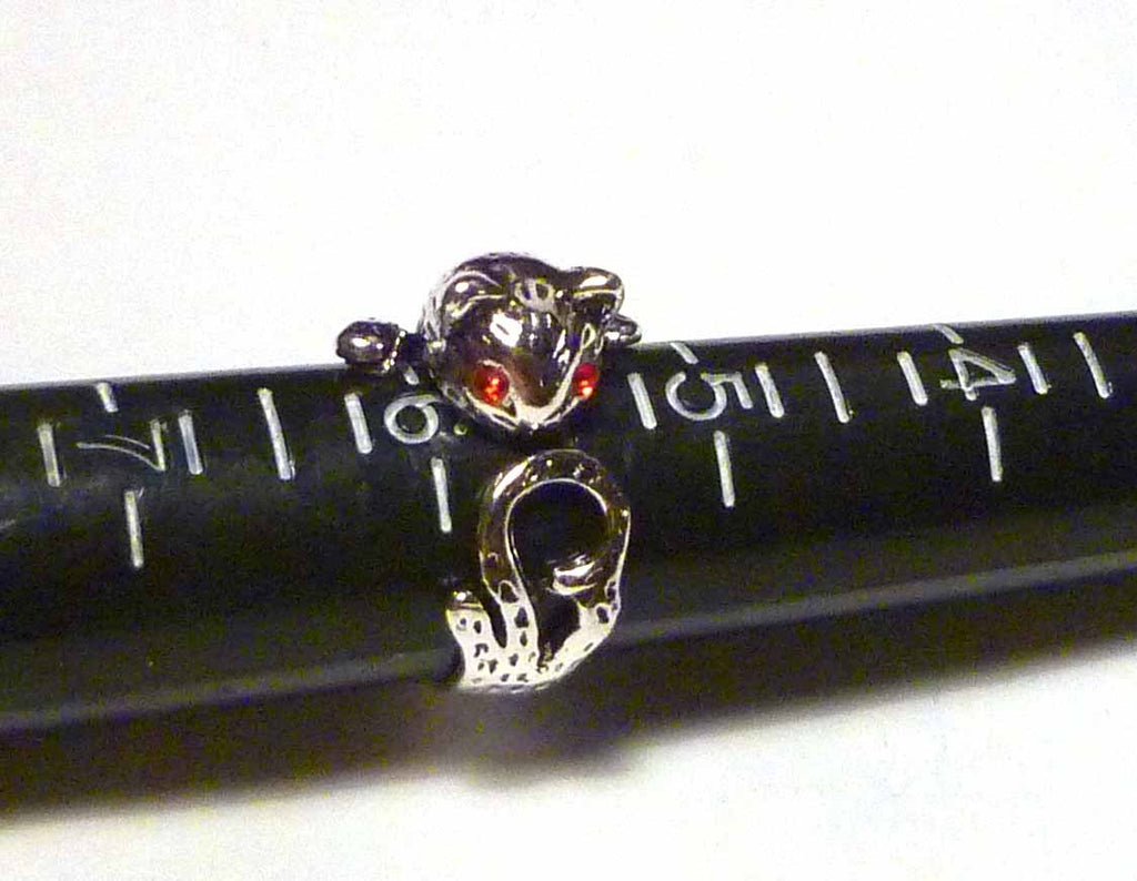 CUTE! Kitty Animal Cat Ring Adjustable Sz Wrap Around Ring Kitten