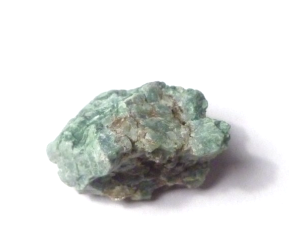 CHROMIUM! Mint GREEN Petrified Wood Log ARIZONA 35.6 cts 28mm