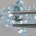 IF Genuine Natural Aquamarine 4mm RARE Round Briliant