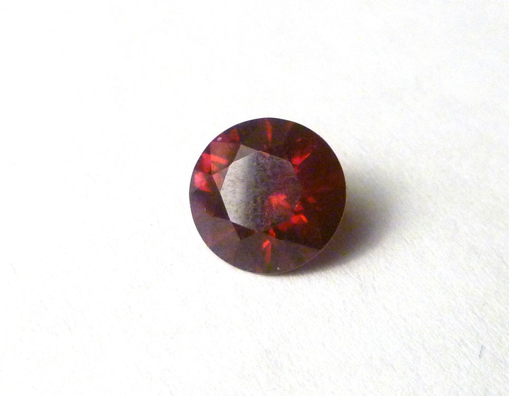 Spessartine,RED Garnet 2.33ct (8.2mm) Gemstone, Loose Spessertitte