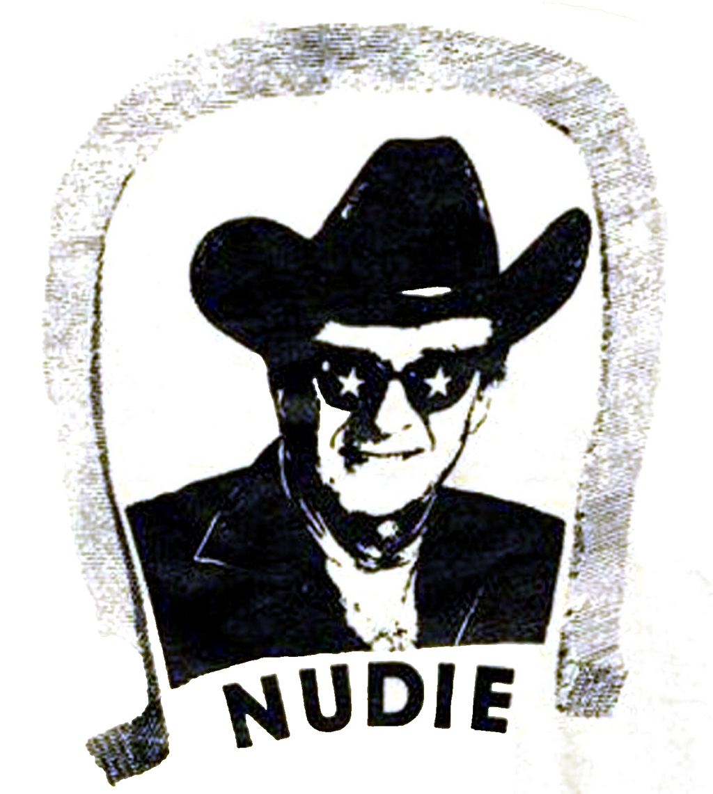 Vintage Nudie Elvis Designer Rhinestone Cowboy T Shirt Americana xLarge