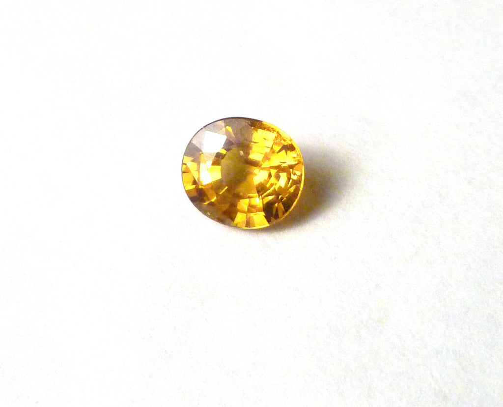 VVS 1.09 Cts Natural Sapphire Golden Yellow Dazzling Finest Gemstone