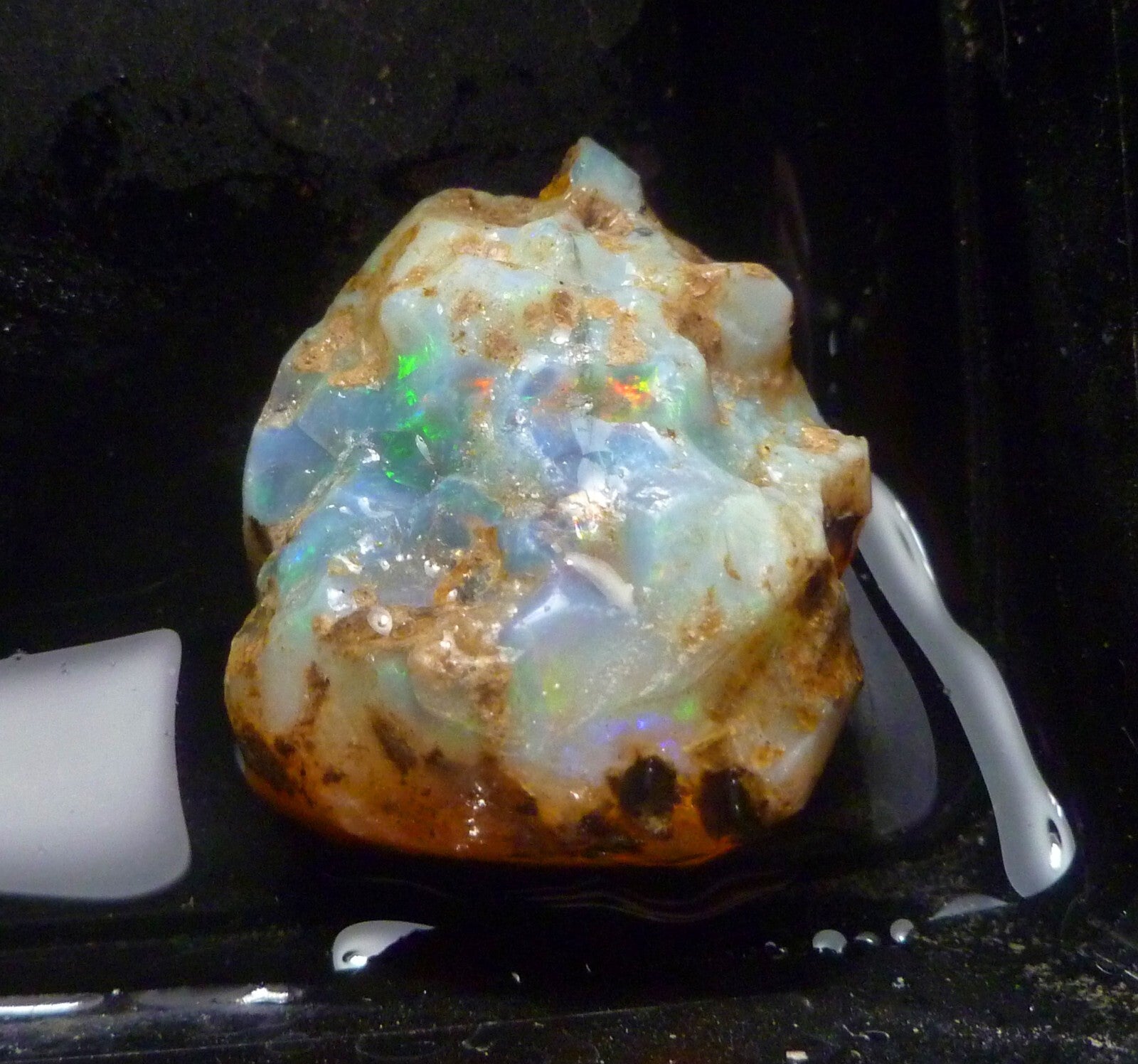 CRYSTAL OPAL NUGGET Ethiopian Precious Welo Opal  FLASH 90cts