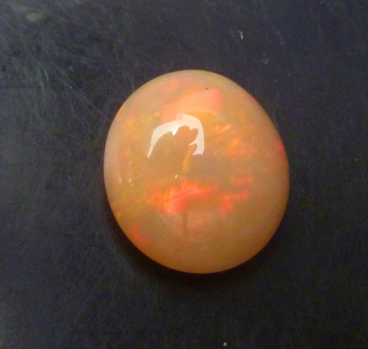 6.95Ct OVAL ravishing Natural Ethiopian Welo Opal Loose Gemstone 13x15mm