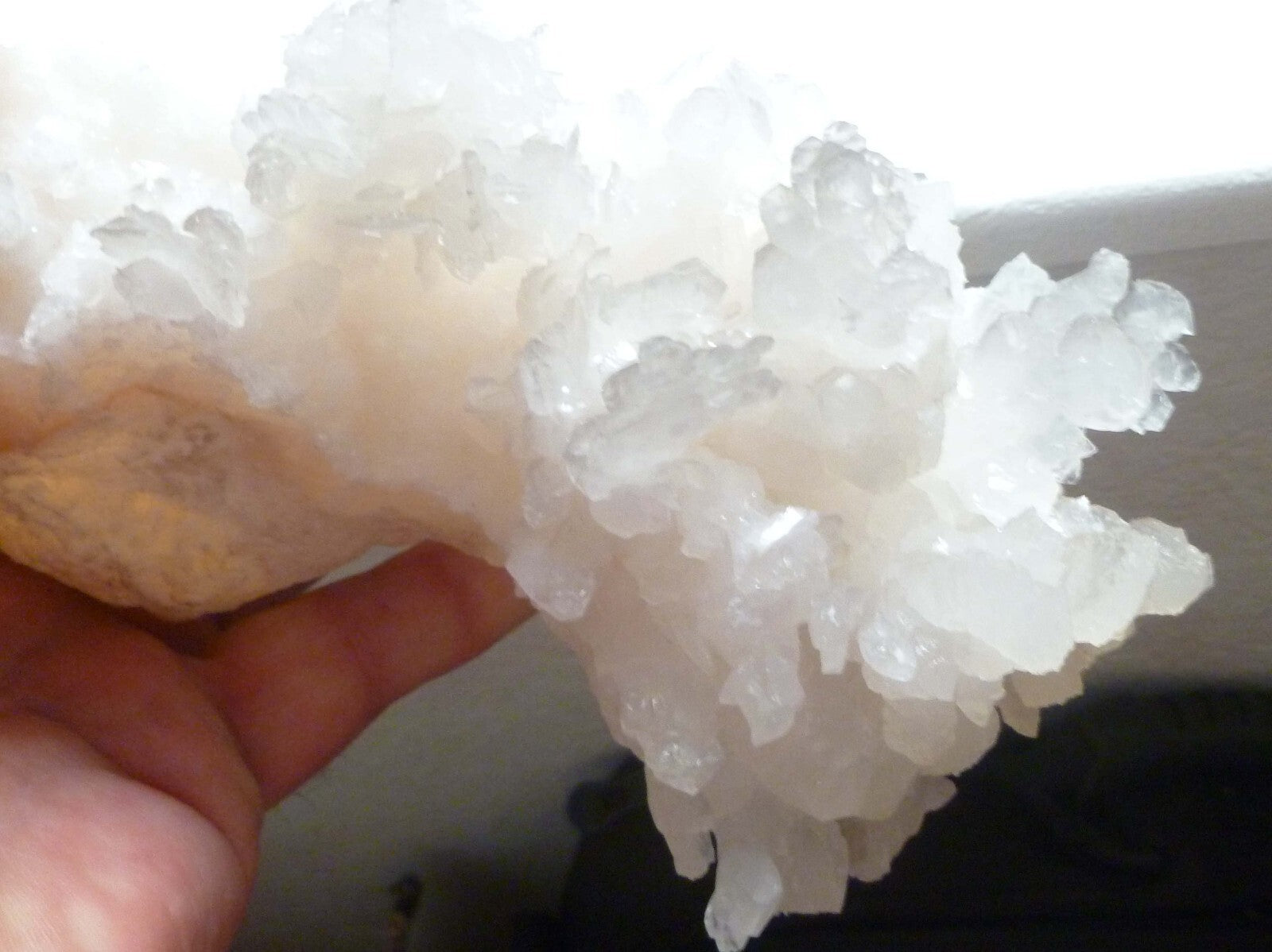 8" Big! CAVE Aragonite STALACTITE Crystal Cluster! 100% Natural 939gr